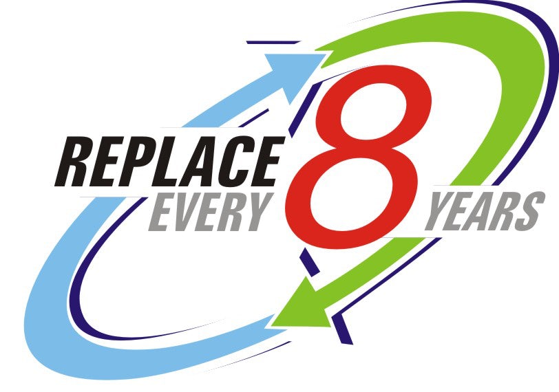 replace every 8 years