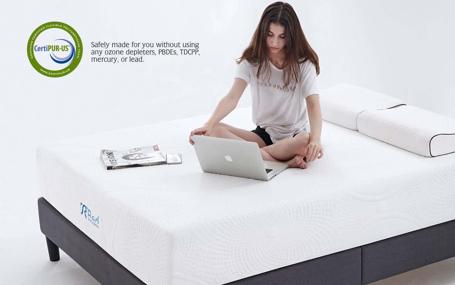 Sunrising Bedding Luxury Twin 12 Inch Memory Foam Mattress