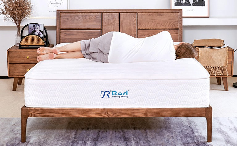 Sunrising Bedding 8 inch Natural Latex Hybrid Pocket Coil Spring Mattress, Firm, Pain relief,Sleep Cooling, Non-Toxic & No Chemical Smell,No Saggy and Sink , 120 Day Free Return, 20 Years Warranty