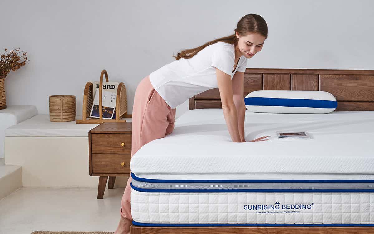 Sunrising Bedding 2 inch Gel Mattress Topper Queen Size