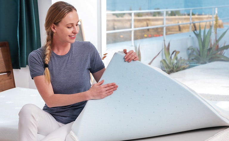 Sunrising Bedding 2 Inch Mattress Topper, Eco-Friendly Gel Memory Foam, Premium Soft Mattress Topper for Pain Relief, Removable & Washable Cover with Straps, CertiPUR-US, 120 day Free Return